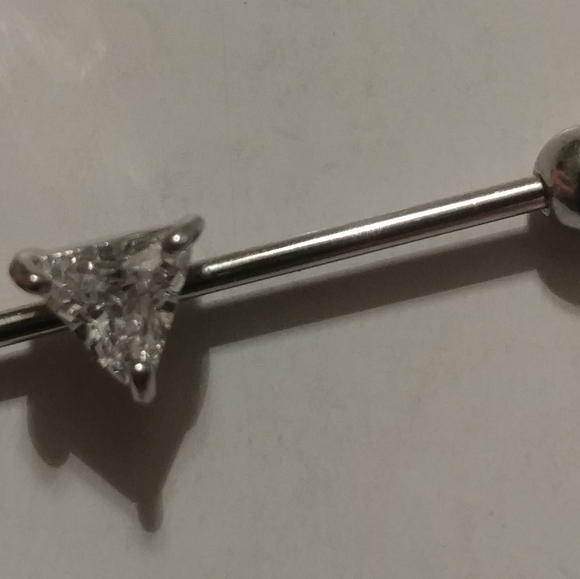 Body Rage Industrial Piercing Barbell - Picture 2 of 3